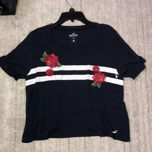 Navy blue t-shirt from Hollister